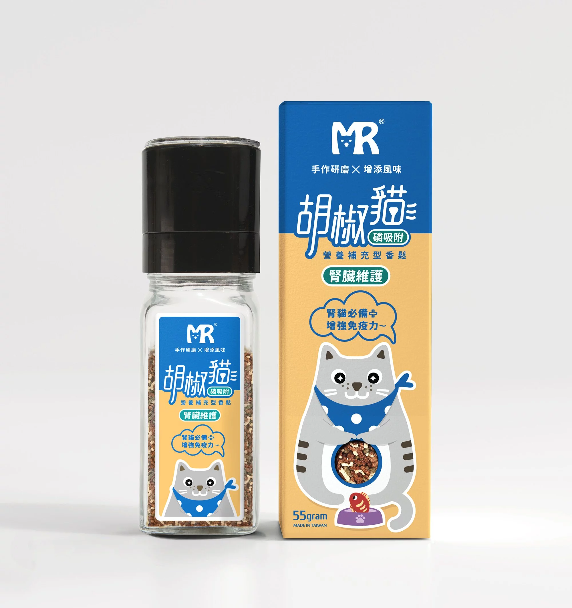胡椒貓 － 腎臟維護 磷吸附 【貓專用營養補充型香鬆】