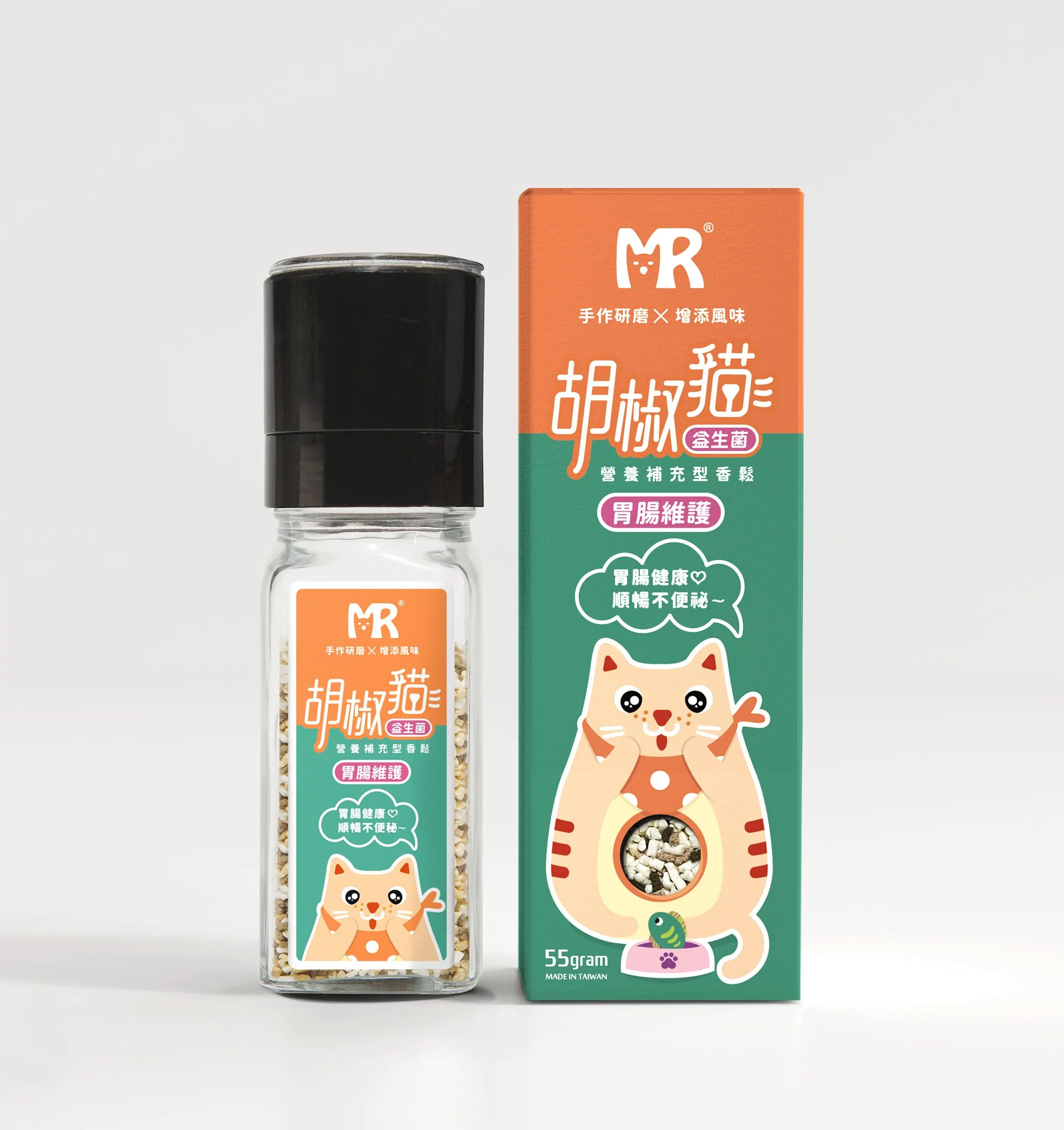 胡椒貓 － 胃腸維護 益生菌 【貓專用營養補充型香鬆】